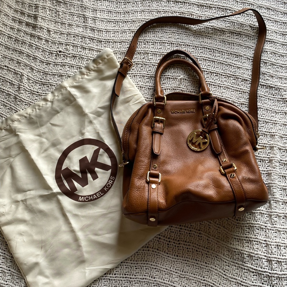 Michael Kors Brown Leather Purse